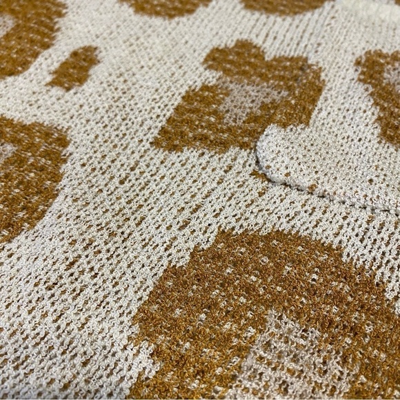 Shop The Mint Meet You There Mocha Brown Leopard Sweater, Size Medium - Picture 7 of 12